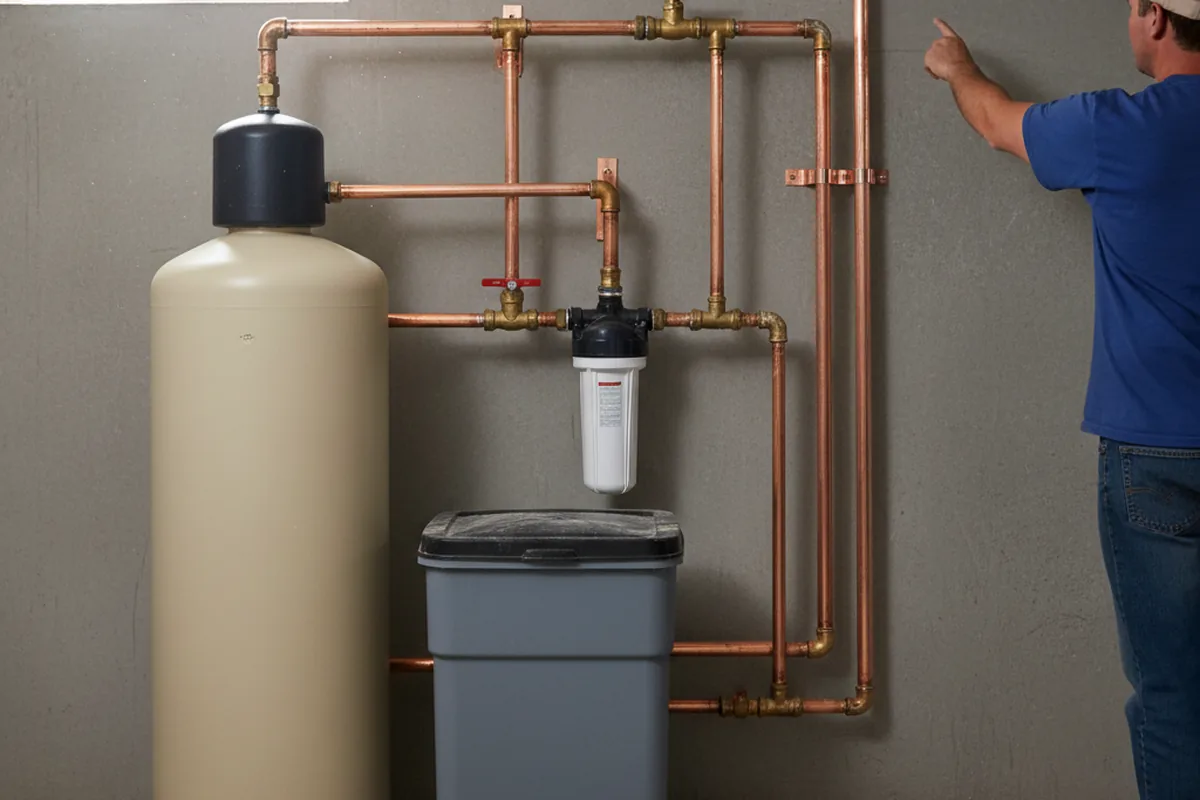 Whole-house water treatment system installed in Mistletoe